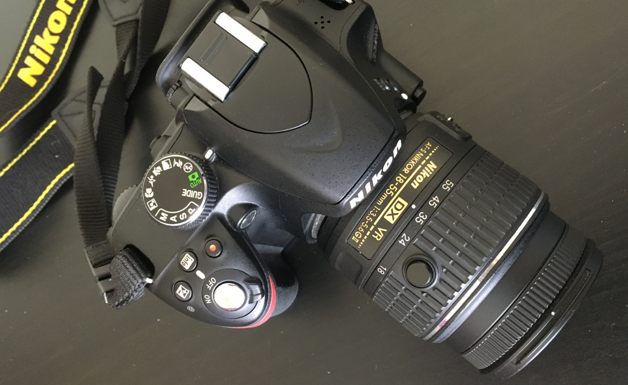 Cameras for rent, Nikon D3200 su VR 18-55 mm objektyvu rent, Kaunas