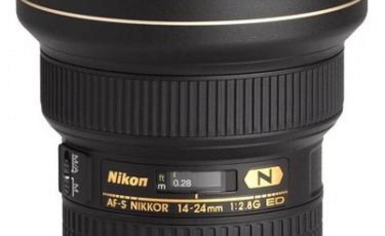 Camera lenses for rent, Nikon 14-24mm AF-S f/2.8 rent, Vilnius