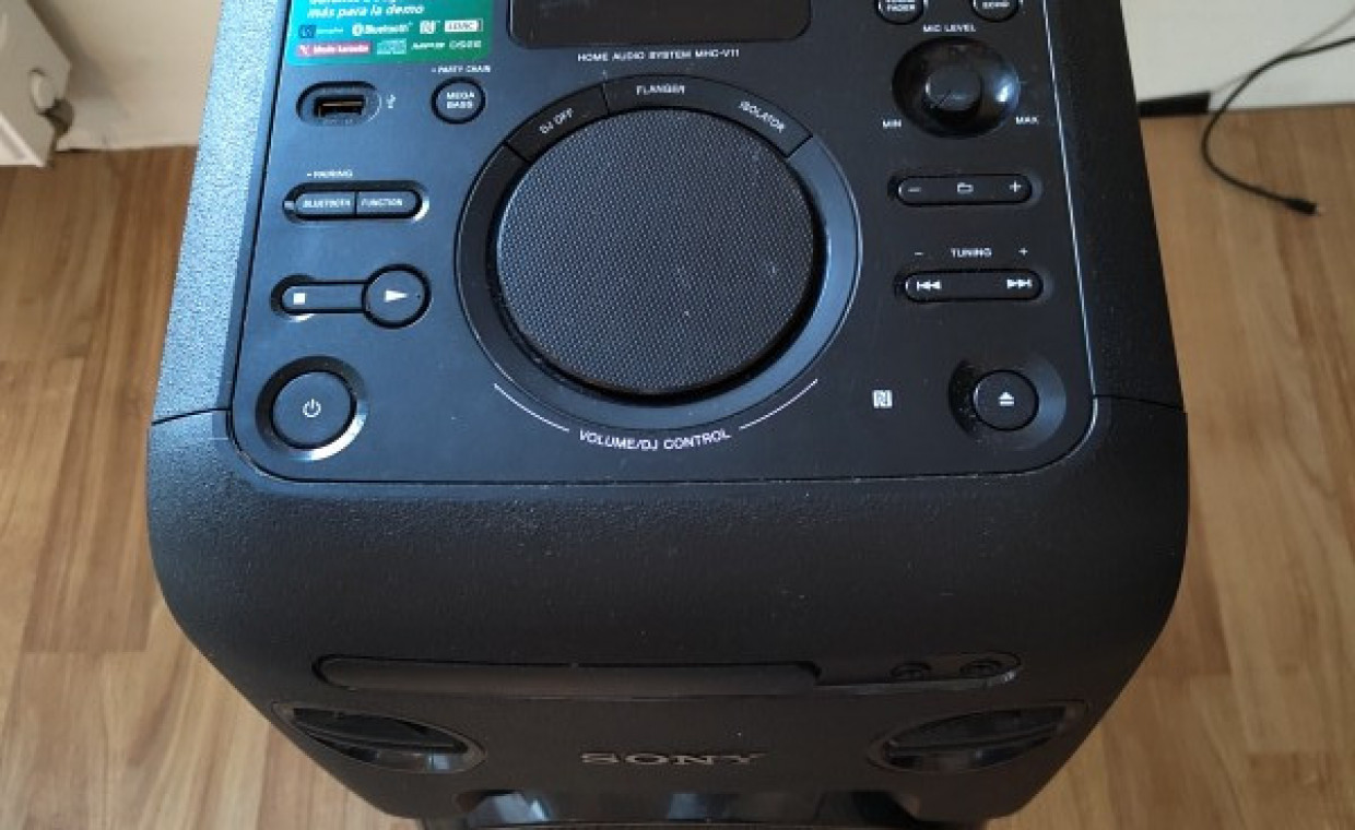 Audio equipment and instruments for rent, Sony garso sistema MHC-V11 su karaoke rent, Vilnius