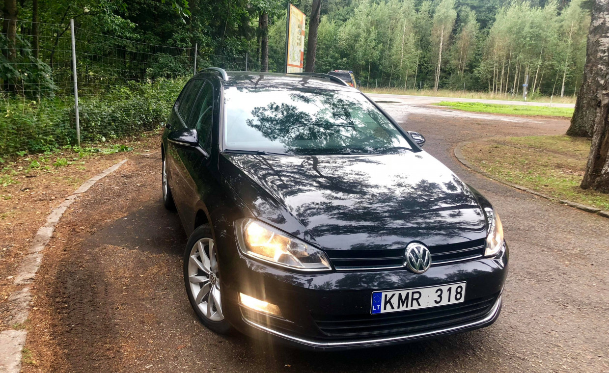 Car rental, VW GOLF 7 2014, 1.6TDI, 81KW rent, Kaunas