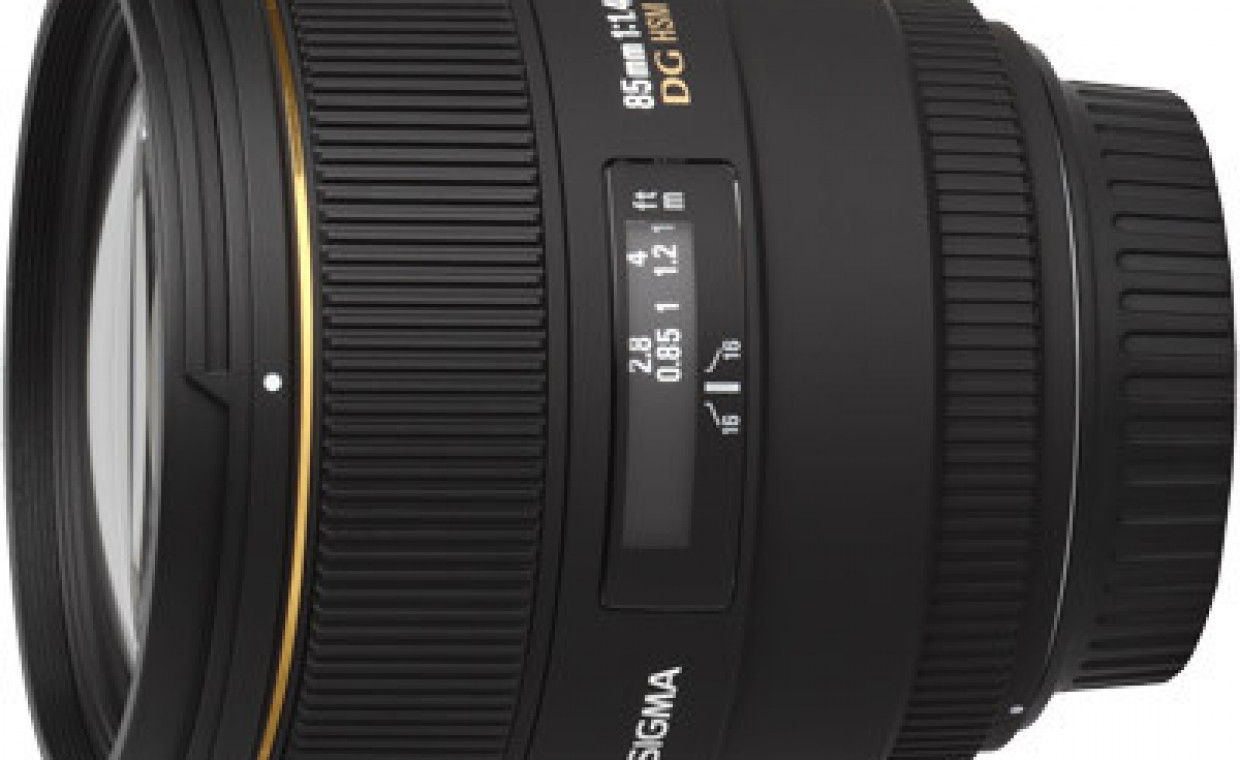 Camera lenses for rent, Sigma 85mm F1.4 EX DG HSM Nikon rent, Klaipėda