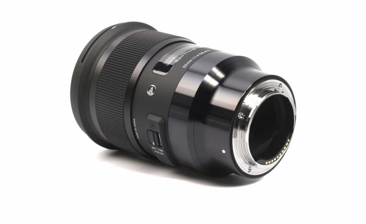 Camera lenses for rent, Sigma FE 50mm f/1.4 DG HSM Art for Sony rent, Vilnius