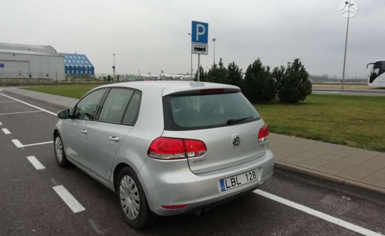 Car rental, VW Golf mk6 rent, Kaunas