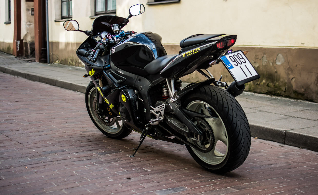 Motorcycles for rent, yamaha r6 rent, Vilnius
