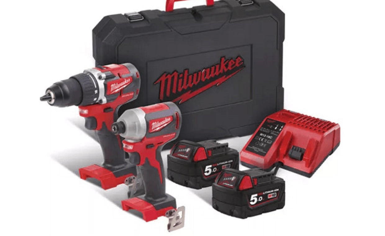 Tools for rent, MILWAUKEE Compact Brushless Impact,Drill rent, Vilnius