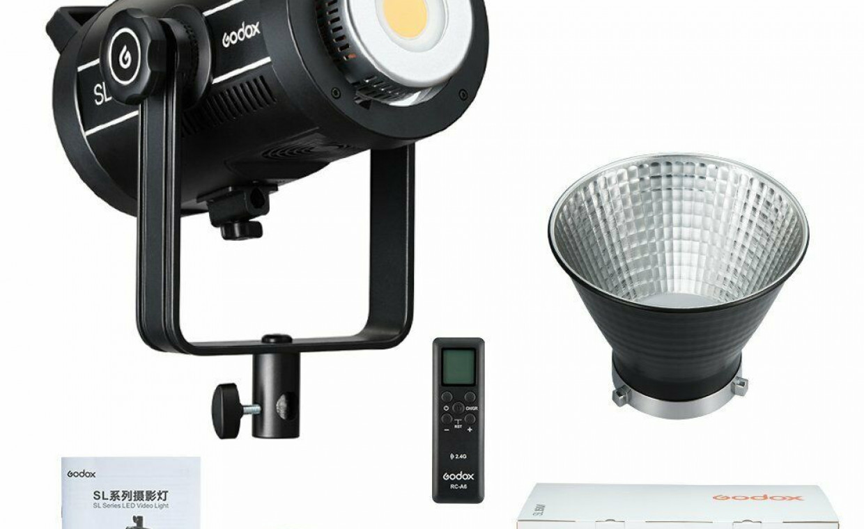 Photo studio equipment for rent, Godox SL-150 W II (MARK 2) LED lempa rent, Vilnius