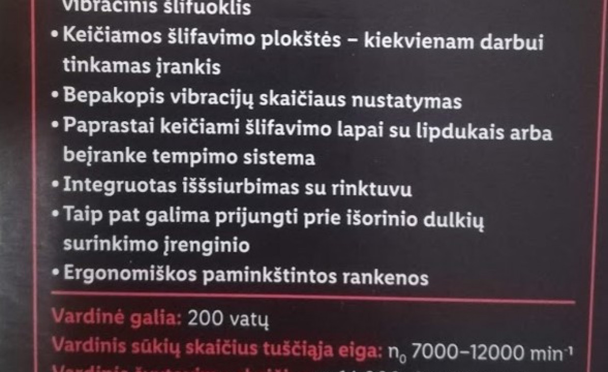Tools for rent, Daugiafunkcinis šlifuoklis "3 viename" rent, Vilnius