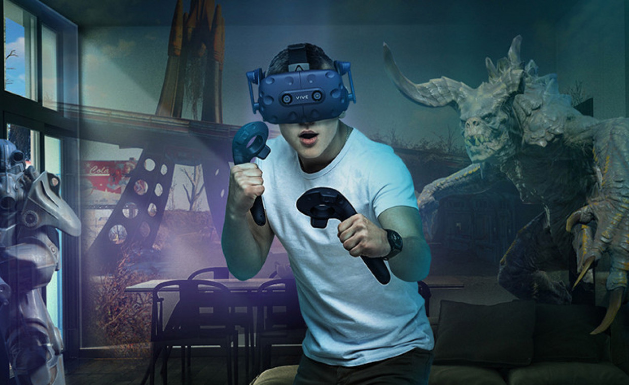 Gaming consoles for rent, VR akiniai HTC VIVE PRO (be kompiuterio) rent, Kaunas