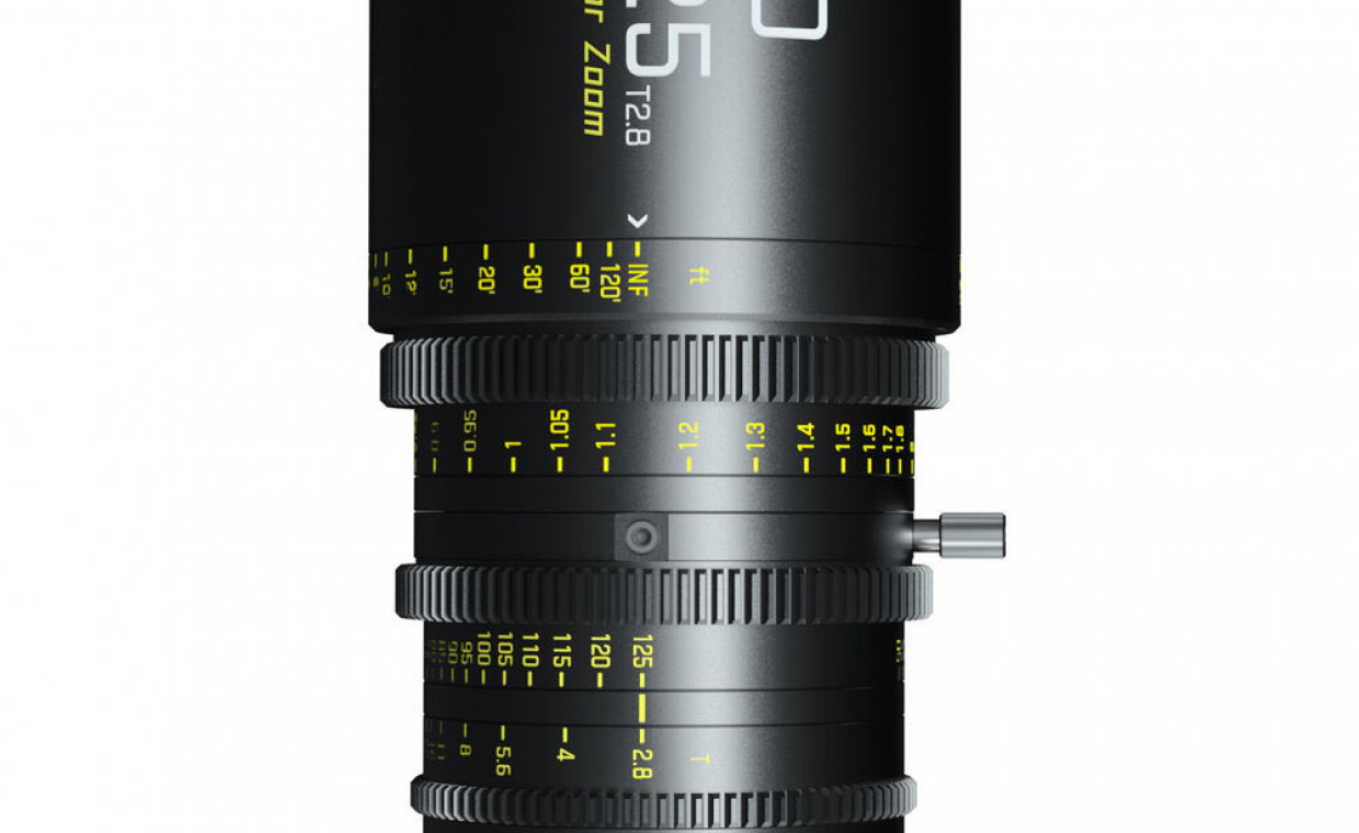 Camera lenses for rent, DZOFilm 50-125mm T2.8 Super35 Parfocal rent, Kaunas