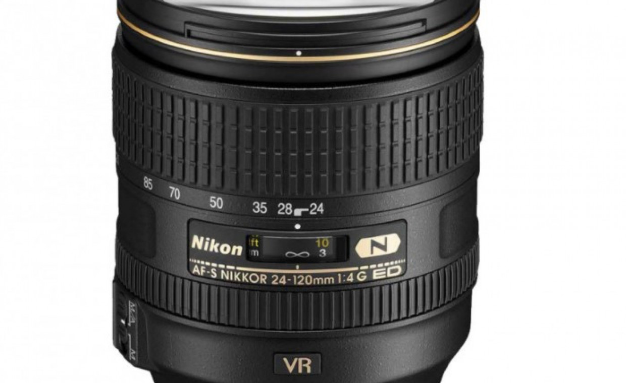 Camera lenses for rent, Nikon AF-S Nikkor 24-120mm f/4G ED VR rent, Vilnius