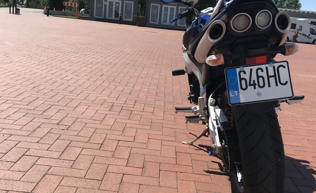 Motorcycles for rent, Suzuki GSR600 rent, Klaipėda
