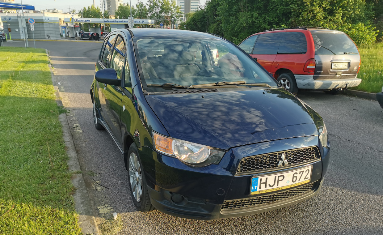 Car rental, Mitsubishi Colt rent, Vilnius