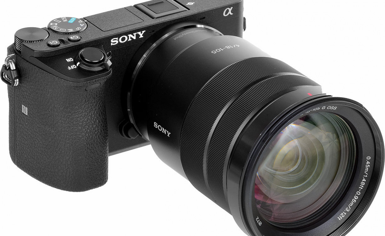 Cameras for rent, Sony A6500 su objektyvu 18-105mm F4 G rent, Vilnius