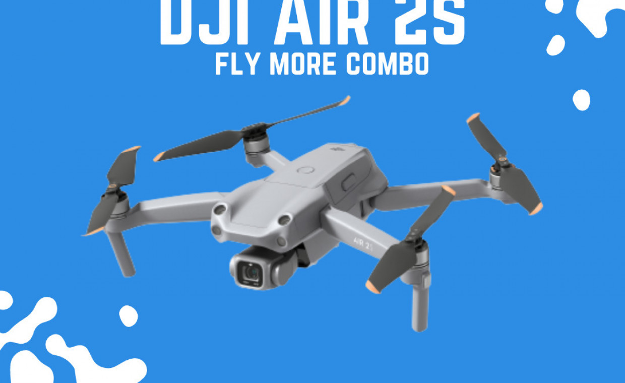 Drones for rent, DJI AIR 2S -  FLY MORE COMBO - Draudimas rent, Vilnius