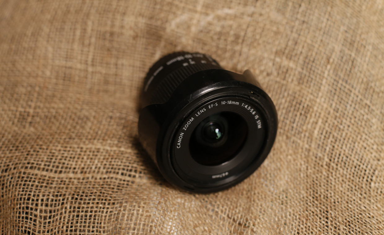 Camera lenses for rent, Canon EF-S 10-18mm rent, Kaunas