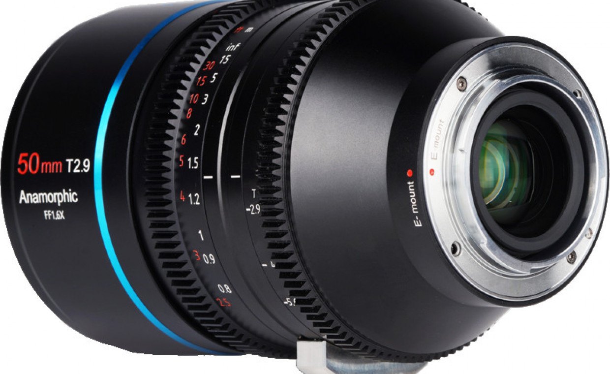 Camera lenses for rent, Sirui Anamorphic 1,6x 50mm T2.9, Sony E rent, Kaunas