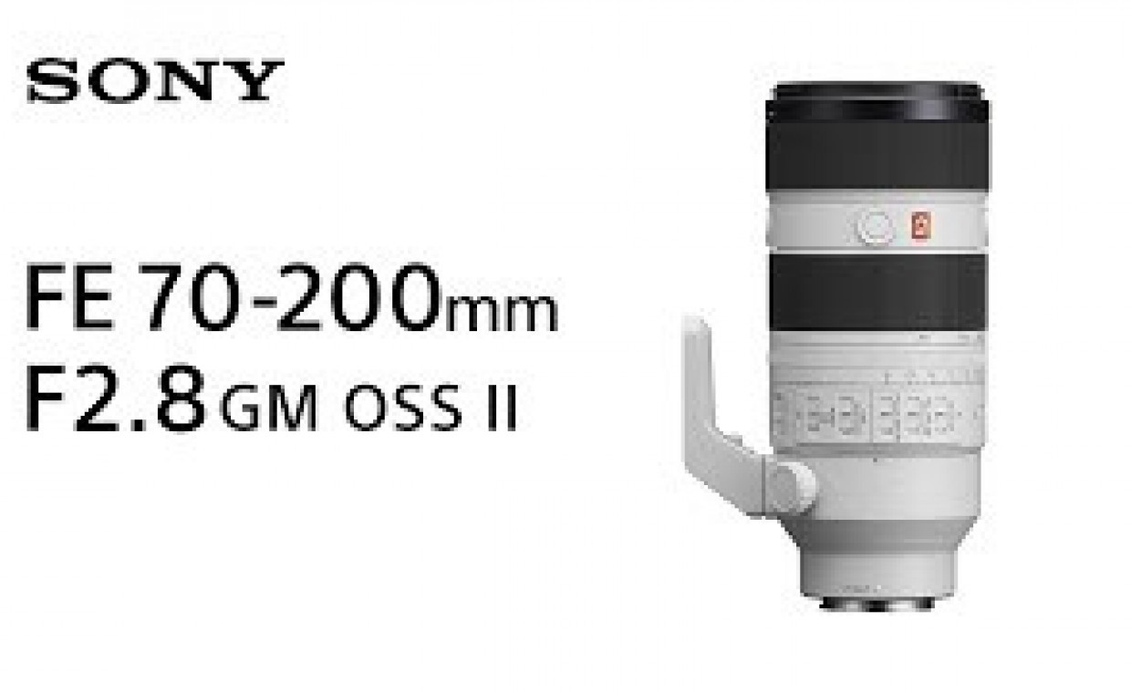 Camera lenses for rent, Sony FE 70–200 F2.8 GM OSS II rent, Vilnius