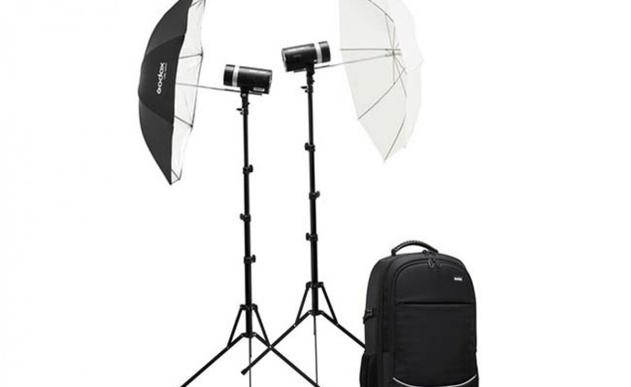Photo studio equipment for rent, Godox AD300pro 2x flash kit rent, Vilnius