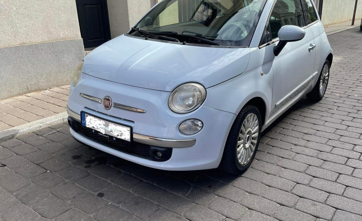Car rental, Ekonominė klasė Fiat 500 rent, Vilnius