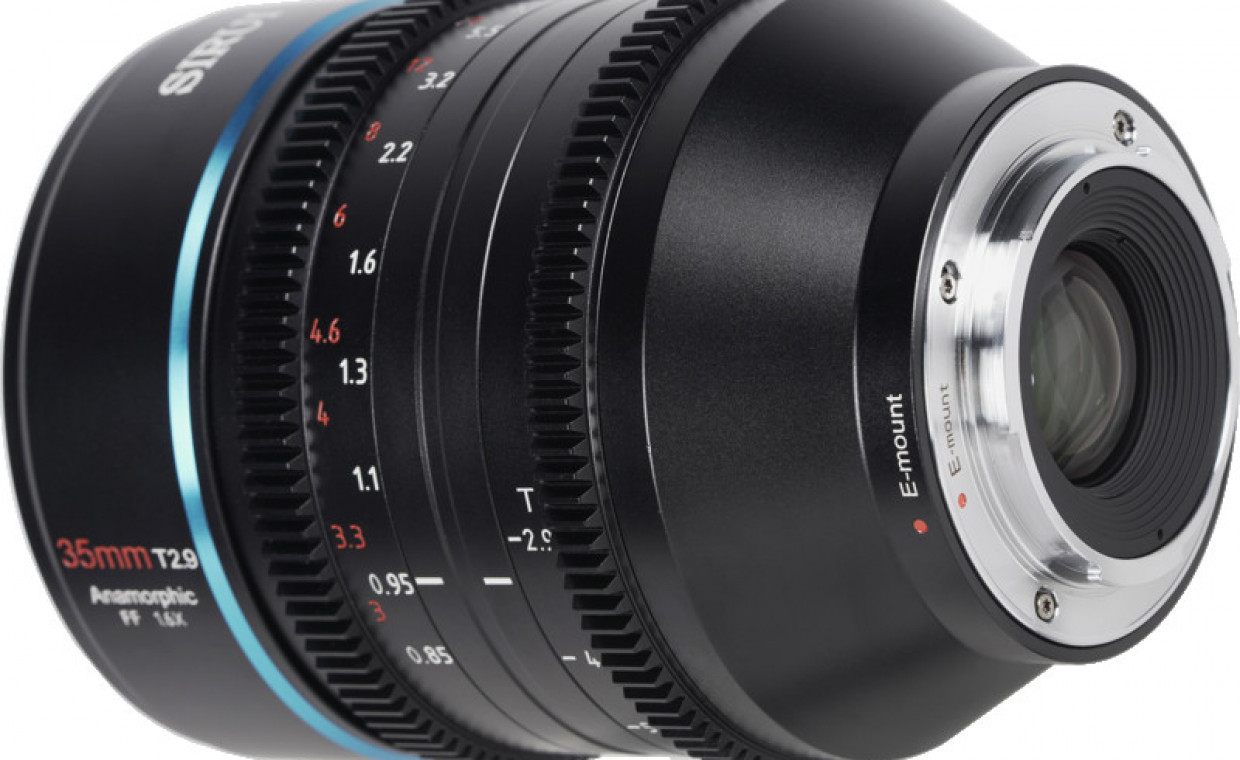 Camera lenses for rent, Sirui Anamorphic 1.6x 35mm T2.9, Sony E rent, Kaunas