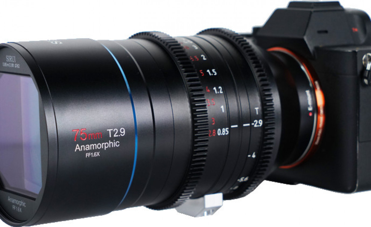 Camera lenses for rent, Sirui Anamorphic 1.6x 75mm T2.9, Sony E- rent, Kaunas