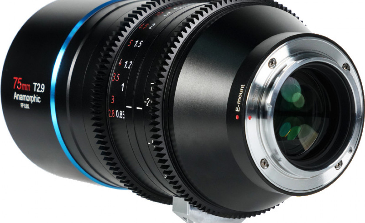Camera lenses for rent, Sirui Anamorphic 1.6x 75mm T2.9, Sony E- rent, Kaunas