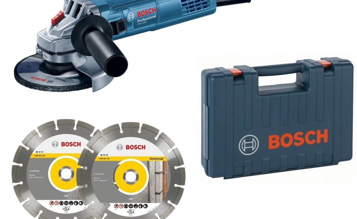 Tools for rent, Kampinis šlifuoklis Bosch GWS 880 rent, Rokiškis