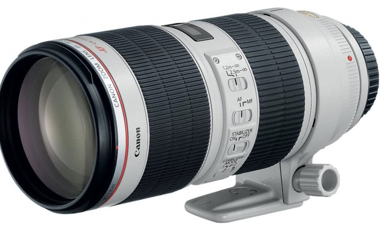 Camera lenses for rent, Canon EF 70-200mm f/2.8L IS II USM rent, Vilnius