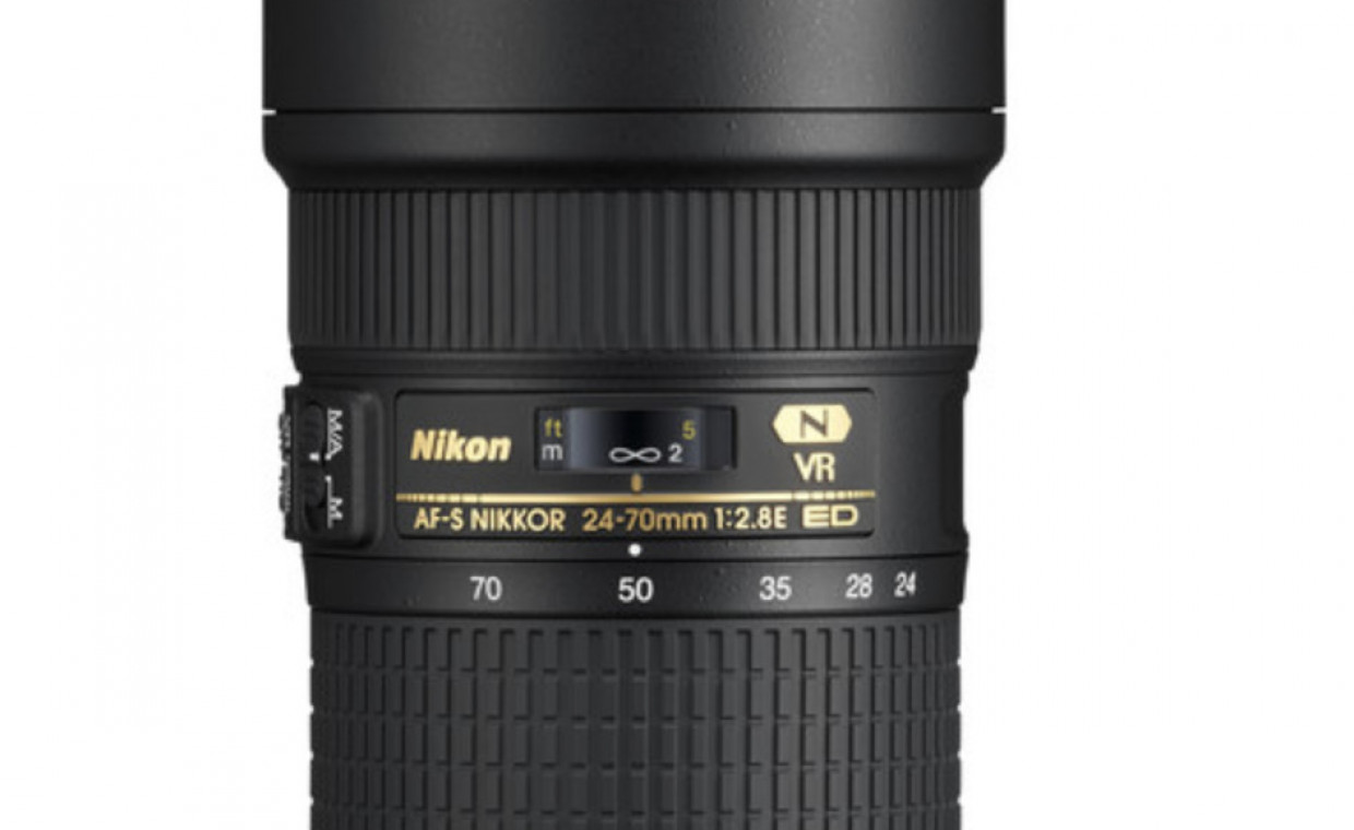 Camera lenses for rent, Nikon AF-S Nikkor 24-70mm f/2.8E ED VR rent, Vilnius