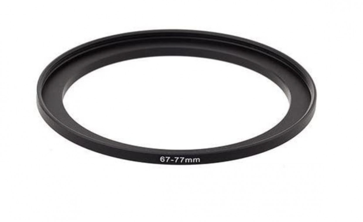Camera accessories for rent, Marumi Step Up Ring 67mm į 77mm rent, Vilnius