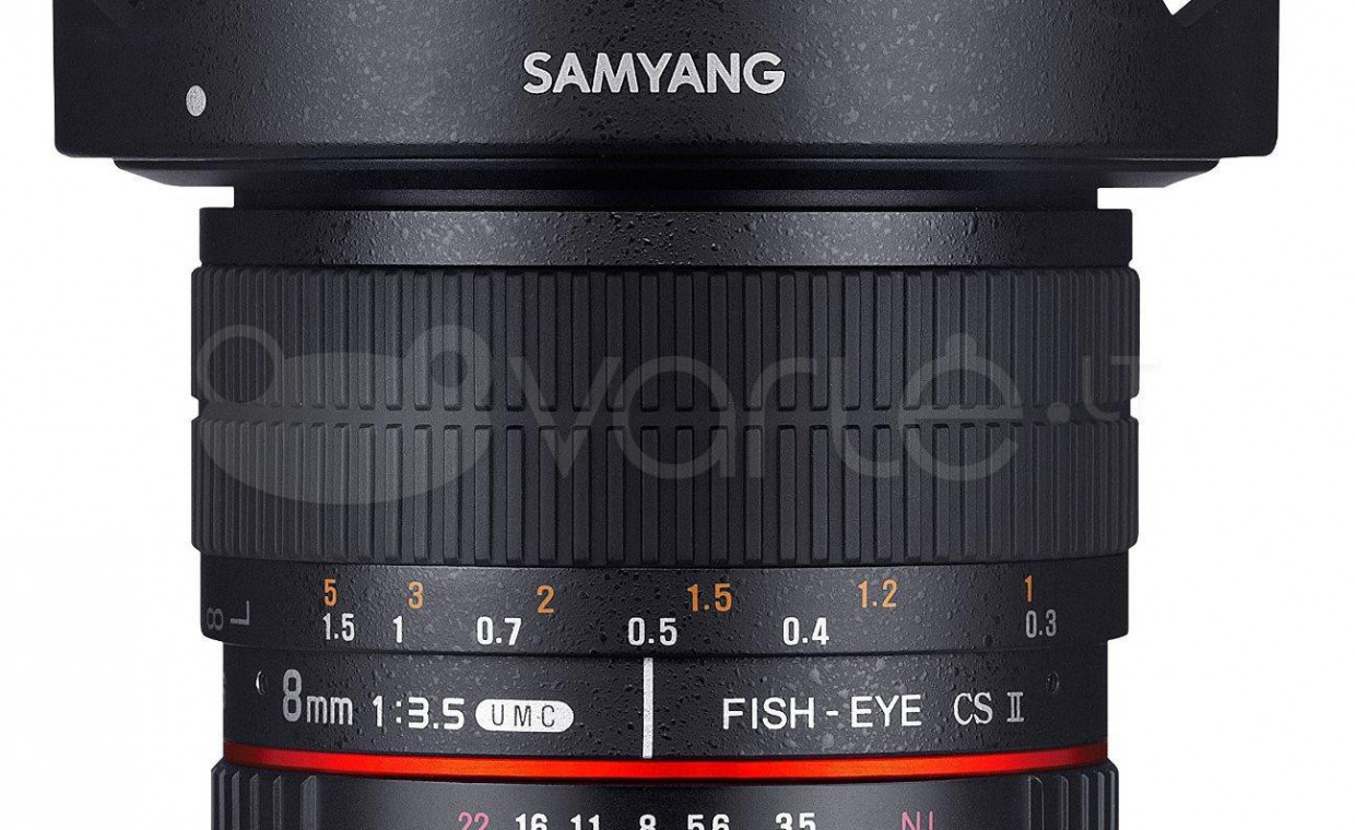 Camera lenses for rent, Samyang 7-12mm f3,8 fisheye rent, Kaunas