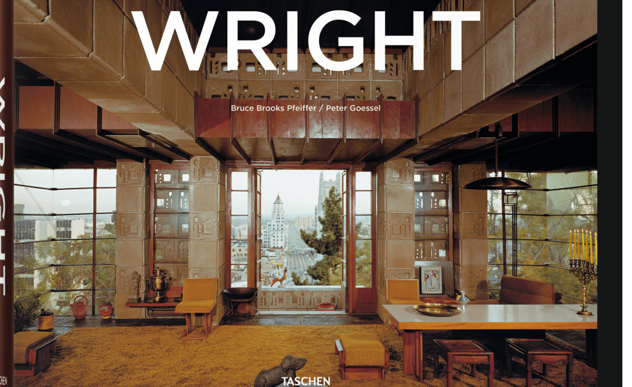 Holiday and travel items for rent, Frank Lloyd Wright. TASCHEN Book rent, Vilnius