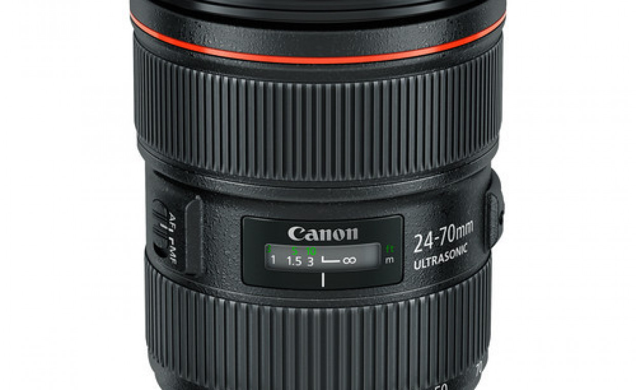 Camera lenses for rent, Canon EF 24-70mm 1:2.8 L USM rent, Kaunas