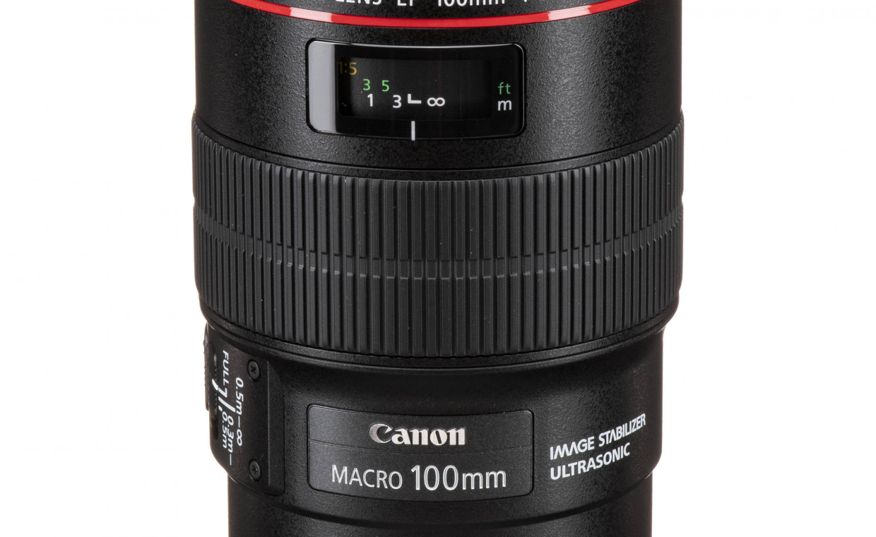 Camera lenses for rent, Canon EF 100mm 1:2.8 L IS USM rent, Kaunas