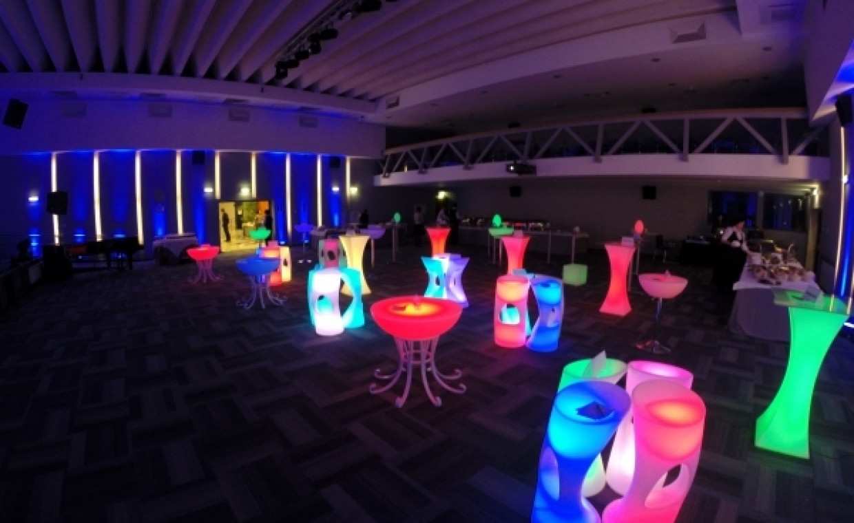 Event items rental, LED furniture rent, Vilnius