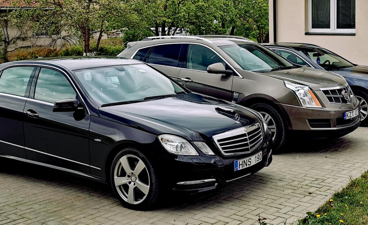 Car rental, Mercedes Benz E350d rent, Vilnius