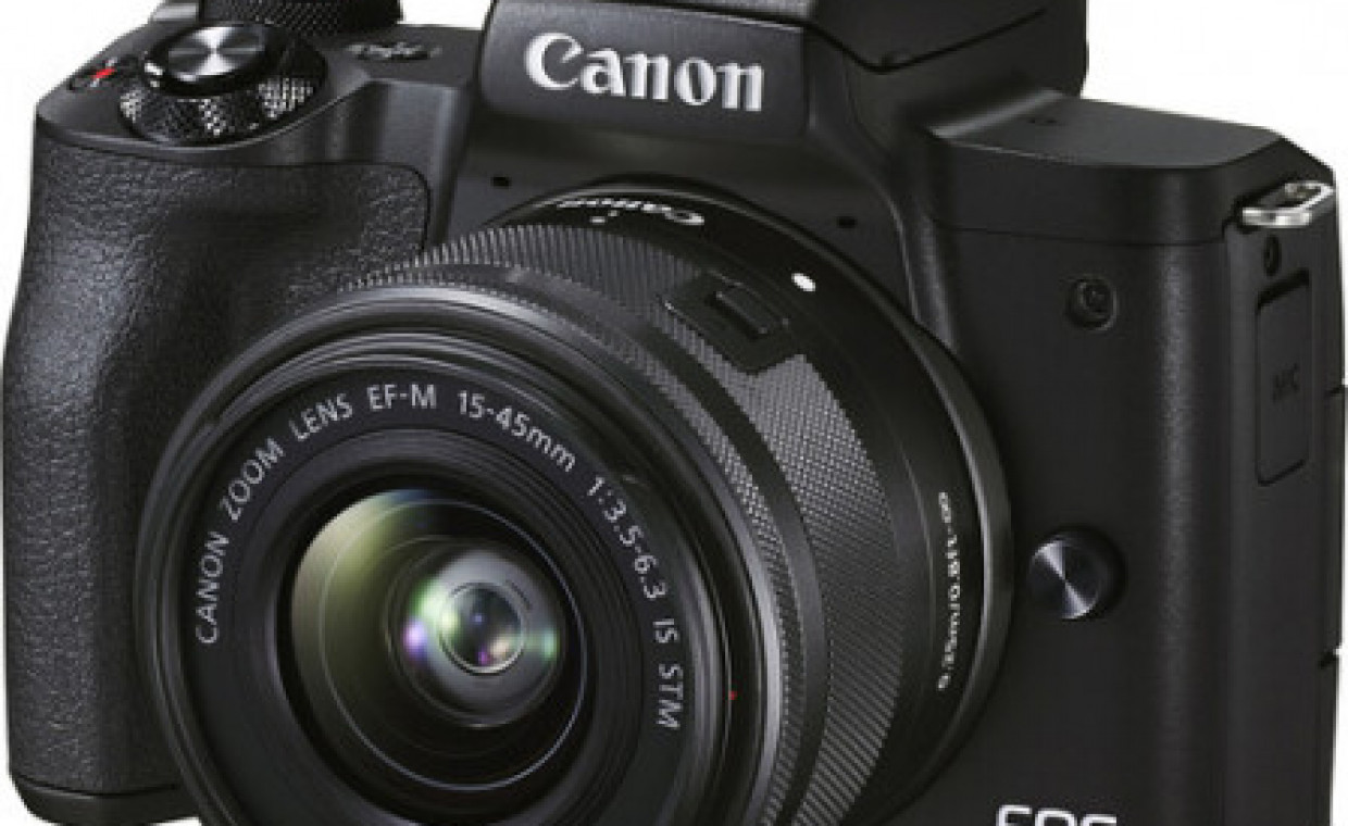 Cameras for rent, Canon EOS M50 Mark II ir 15-45mm IS STM rent, Vilnius