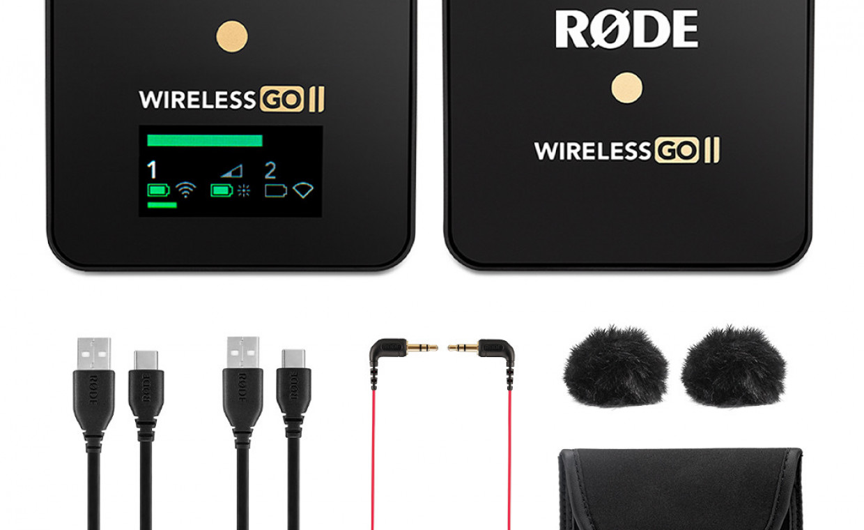 Audio equipment and instruments for rent, Rode Wireless GO 2 rent, Vilnius