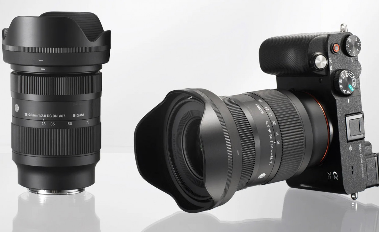 Camera lenses for rent, Sigma 16-28mm F2.8 DG DN for Sony rent, Vilnius