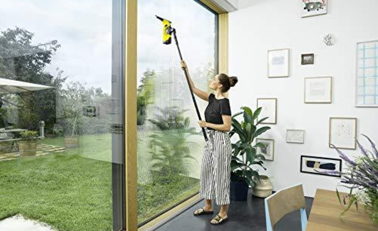 Window cleaning tools for rent, Teleskopinis ilgiklis KARCHER rent, Visaginas