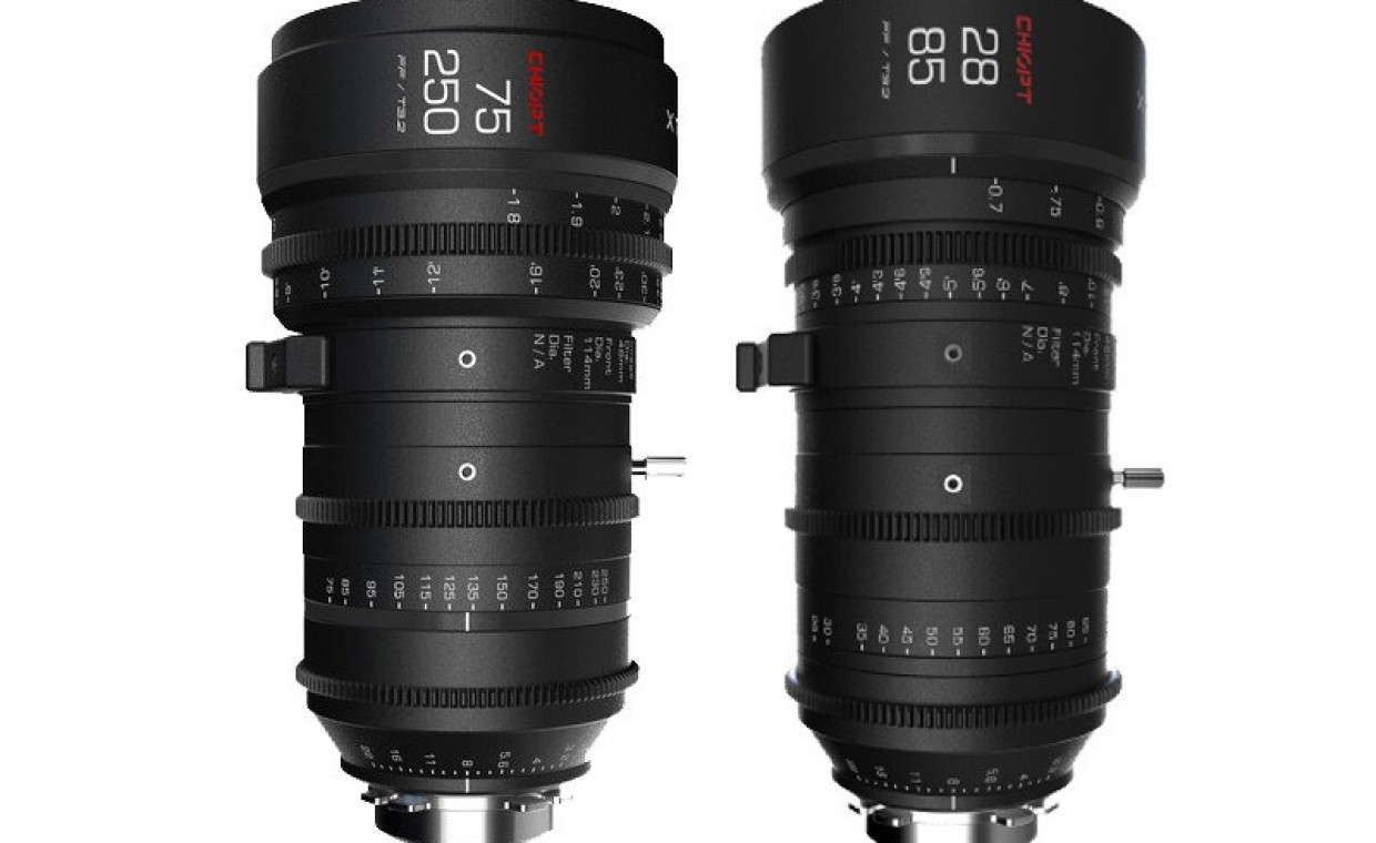 Camera lenses for rent, Chiopt Xtreme 28-85mm and 75-250mm T3.2 rent, Vilnius