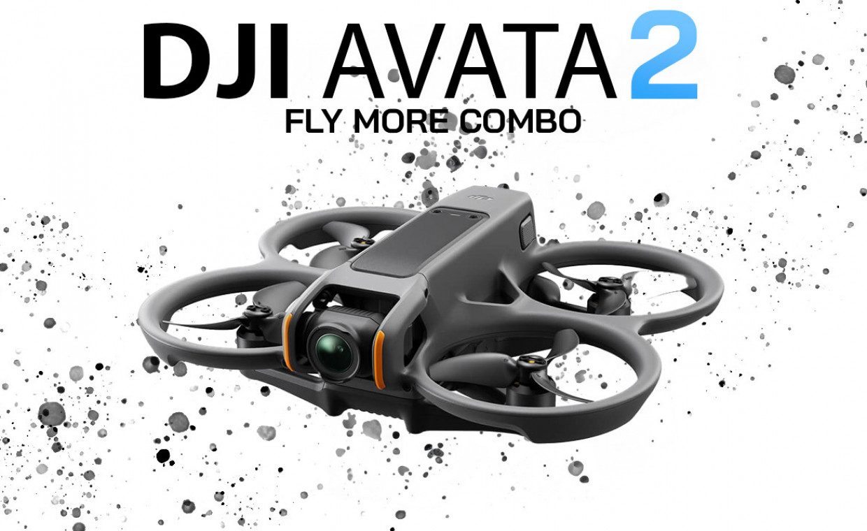 Drones for rent, DJI Avata 2 FLY MORE COMBO - DRAUDIMAS rent, Vilnius