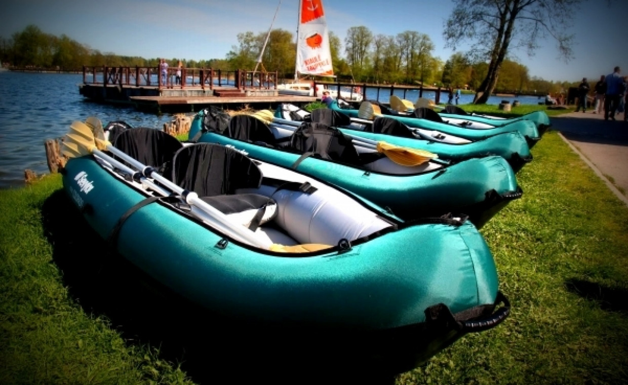 en:Sporto prekių nuoma, Inflatable kayak rent, Vilnius