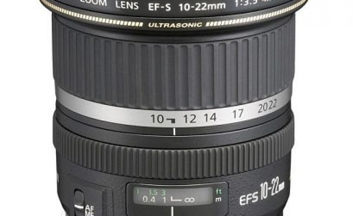Camera lenses for rent, Canon EF-S 10-22mmf/3.5-4.5 rent, Vilnius