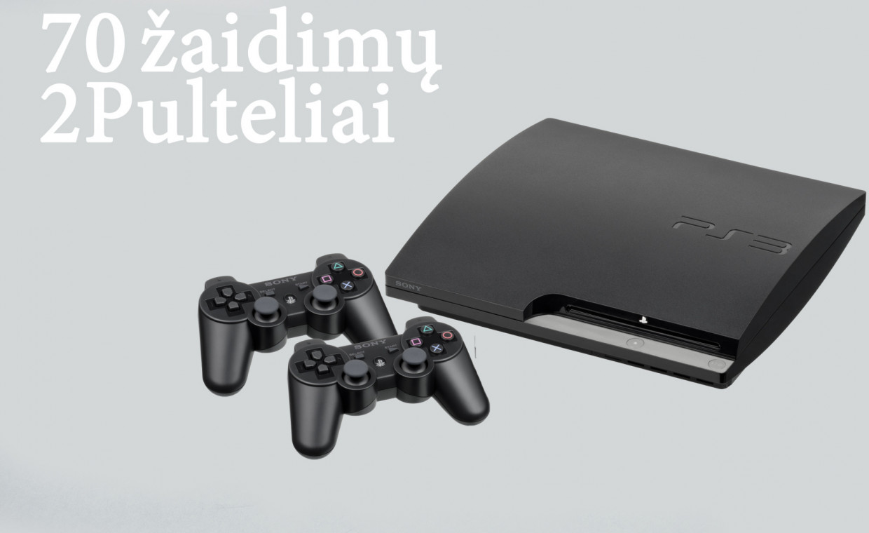 Gaming consoles for rent, PS3 playstation 3 nuoma Vilniuje rent, Vilnius