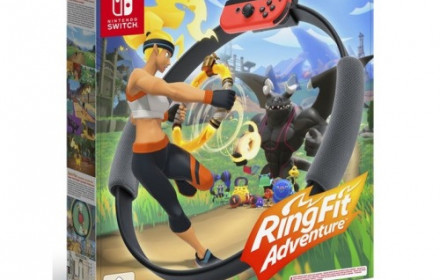 NINTENDO SWITCH with Ring Fit Adventure