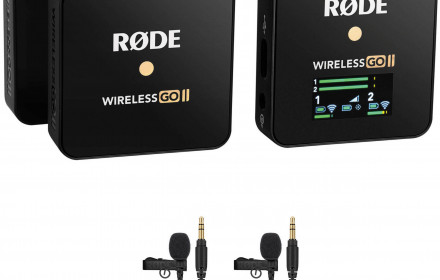 Rode Wireless GO II mikrafonai, lavalier