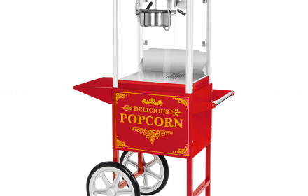 Popcorn aparatas su staliuku