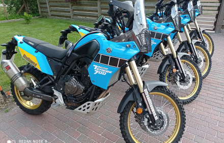 Yamaha Tenere 700 rali motociklo nuoma