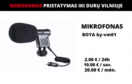 Mikrofonas BOYA by-vm01